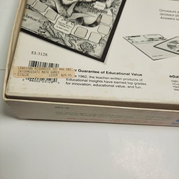 Vintage intermediate math board games Ages 7-12 Multiplication, Division, round - Picture 12 of 13